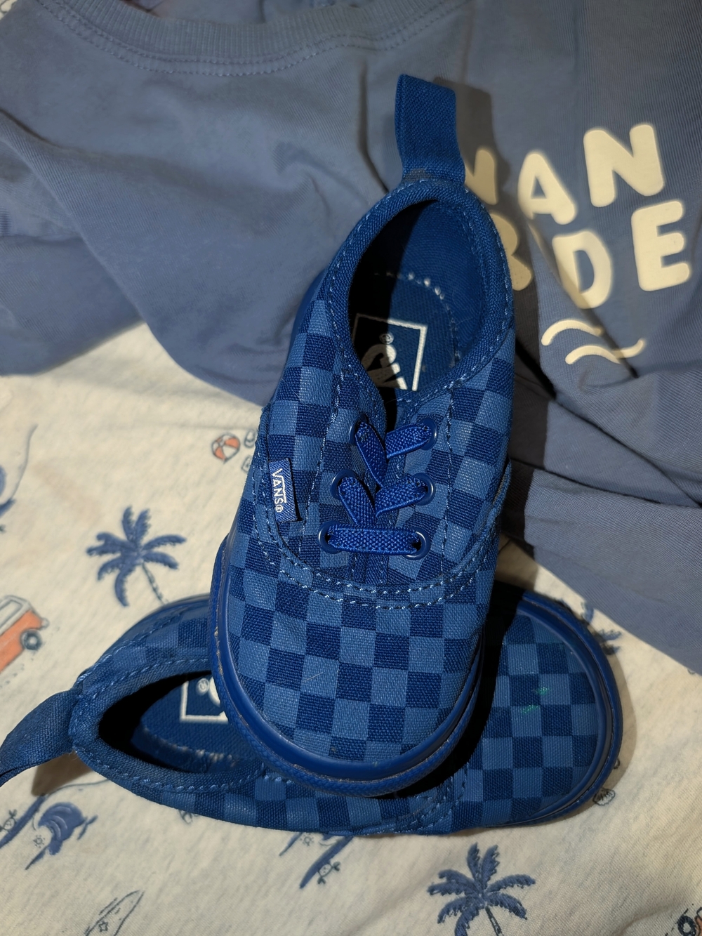 Vans Toddler Blue Checkerboard